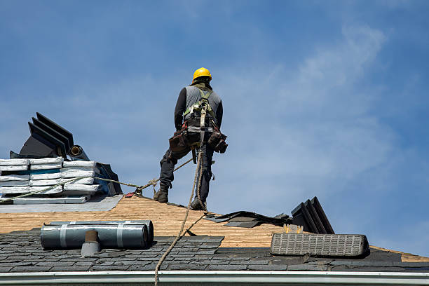 Professional Metal Roofing technician working in Summerfield, OH